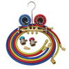 ATD 3694 Deluxe Dual Brass A/C Manifold Gauge Set