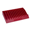 Lisle 40490 Pliers / Wrench Rack - Red